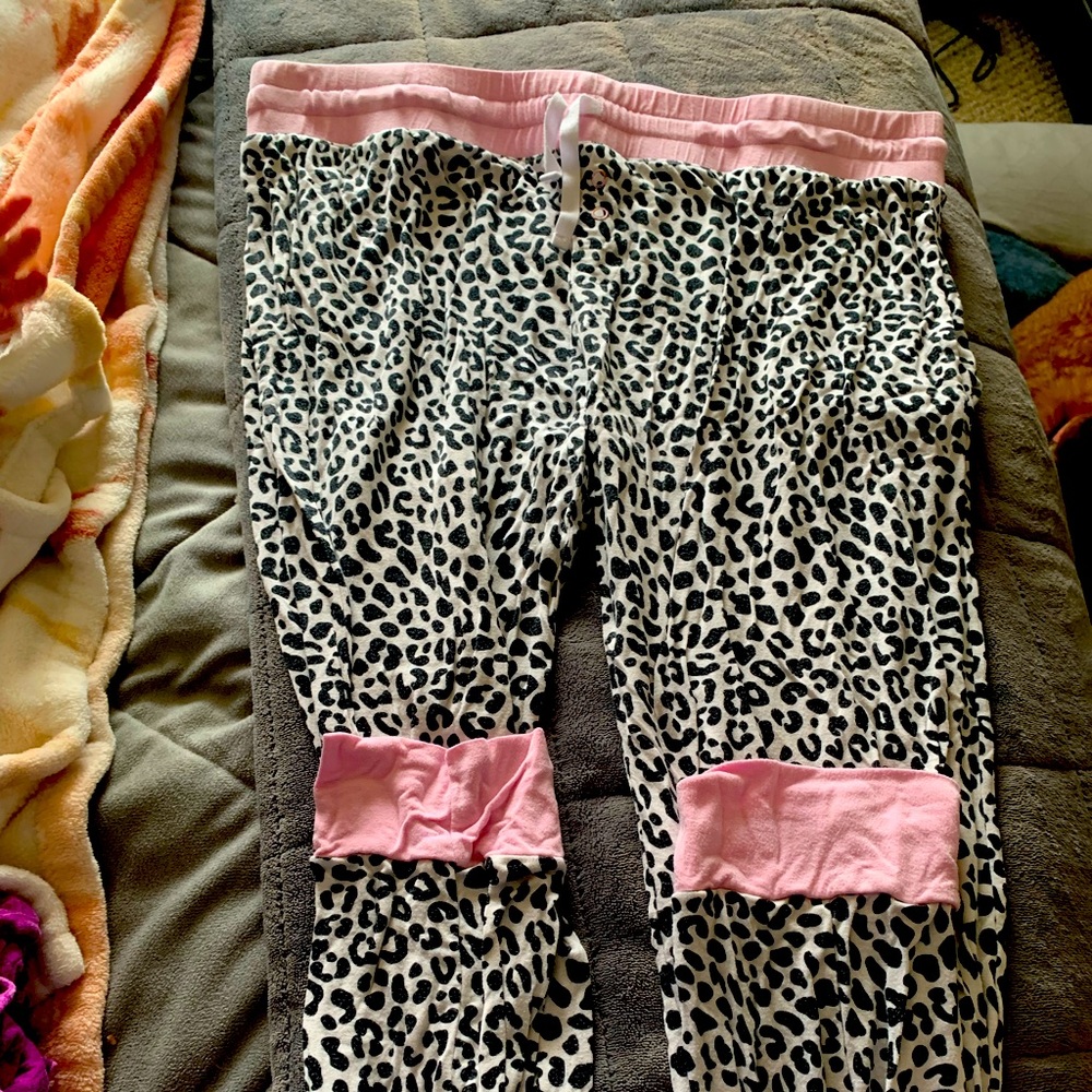 Little sleepies leopard print pants